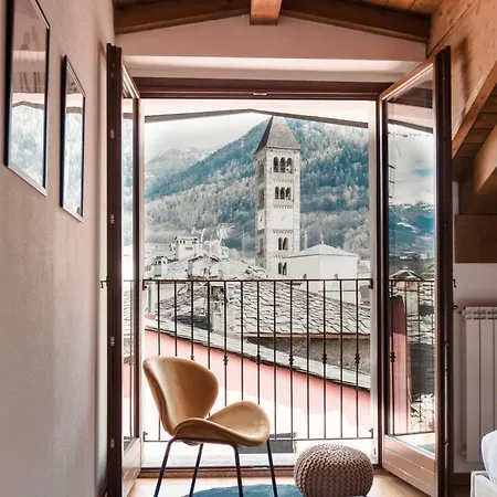 Penthouse Con Vista 6 Minuti Dal Bernina Express *
