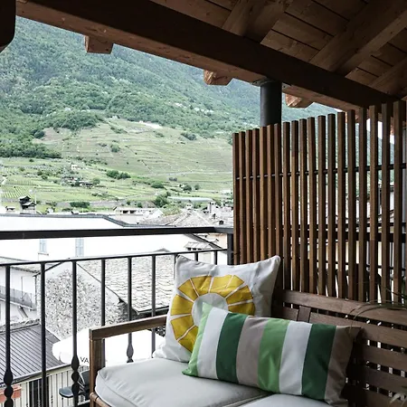 Penthouse Con Vista 6 Minuti Dal Bernina Express *